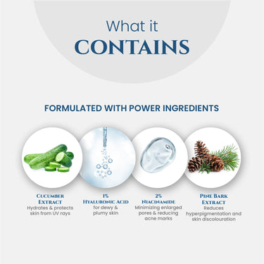 Uniqaya Hydra Sunscreen SPF 60 PA++++ | Hyaluronic Acid & Niacinamide Sunscreen For All Skin Types | Hydrating Sunscreen For Oily Skin With Bluelight Protection Lightweight (50gm)